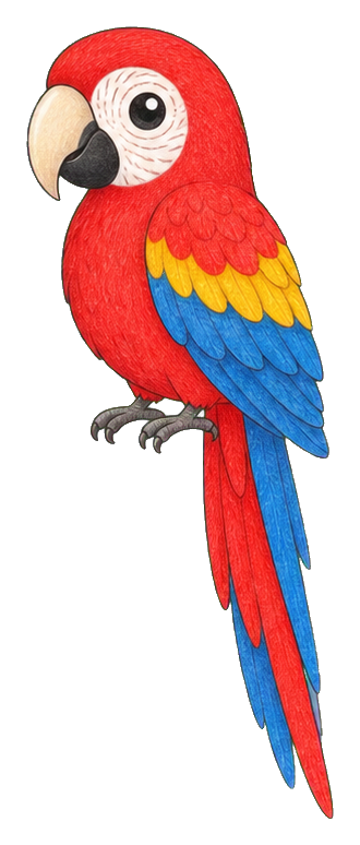 Preview for Scarlet Macaw Sticker