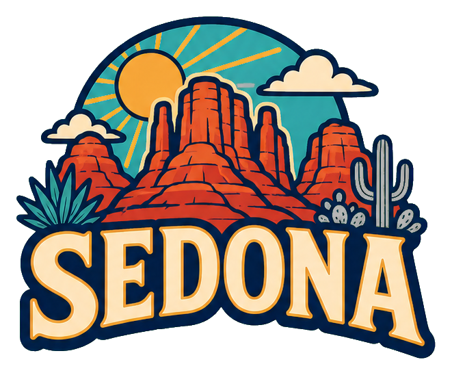 Preview for Sedona Red Rocks Illustrated Sticker