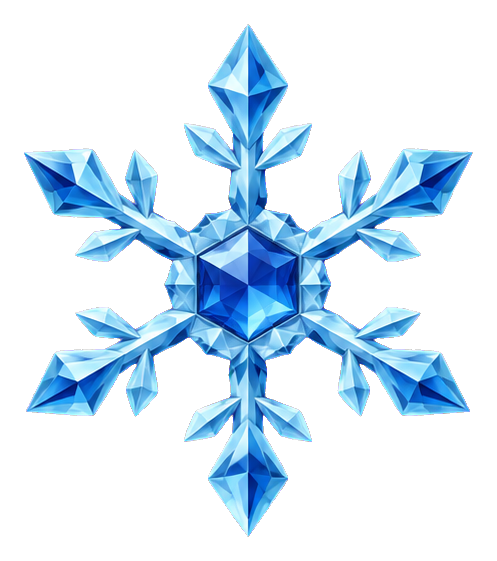 Preview for Faceted Sapphire Snowflake