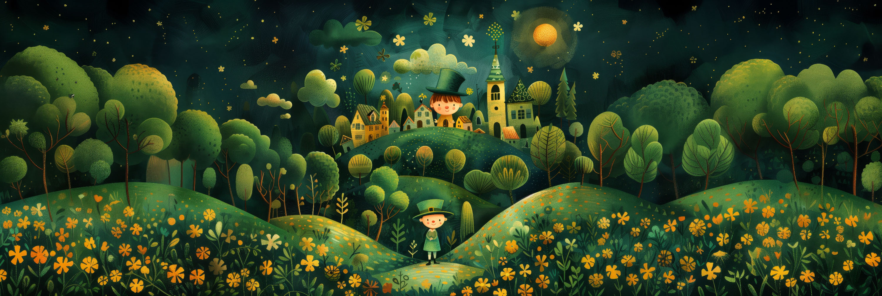 Preview for Mystical-landscape-with-castle-st-patricks-background-dff3a