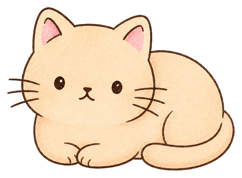 Preview for Cream Cat Loaf Kawaii Sticker