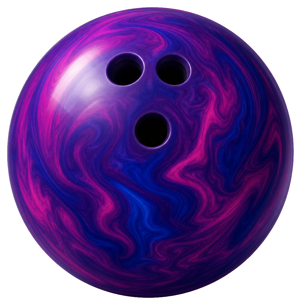 Preview for Purple Bowling Ball Sticker Graphic