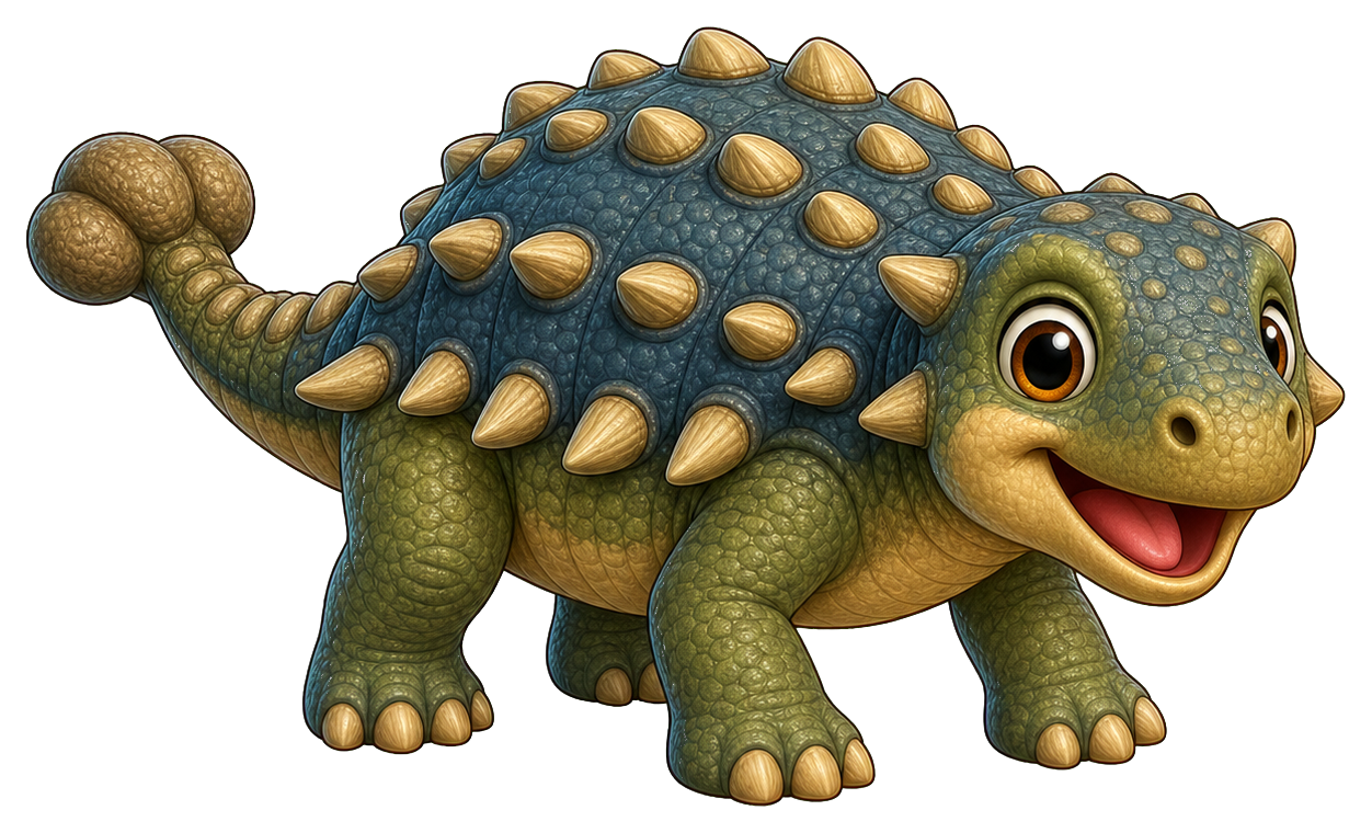 Preview for Ankylosaurus Dinosaur Sticker