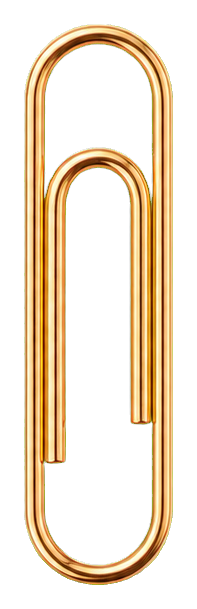 Preview for Gold Paperclip Sticker
