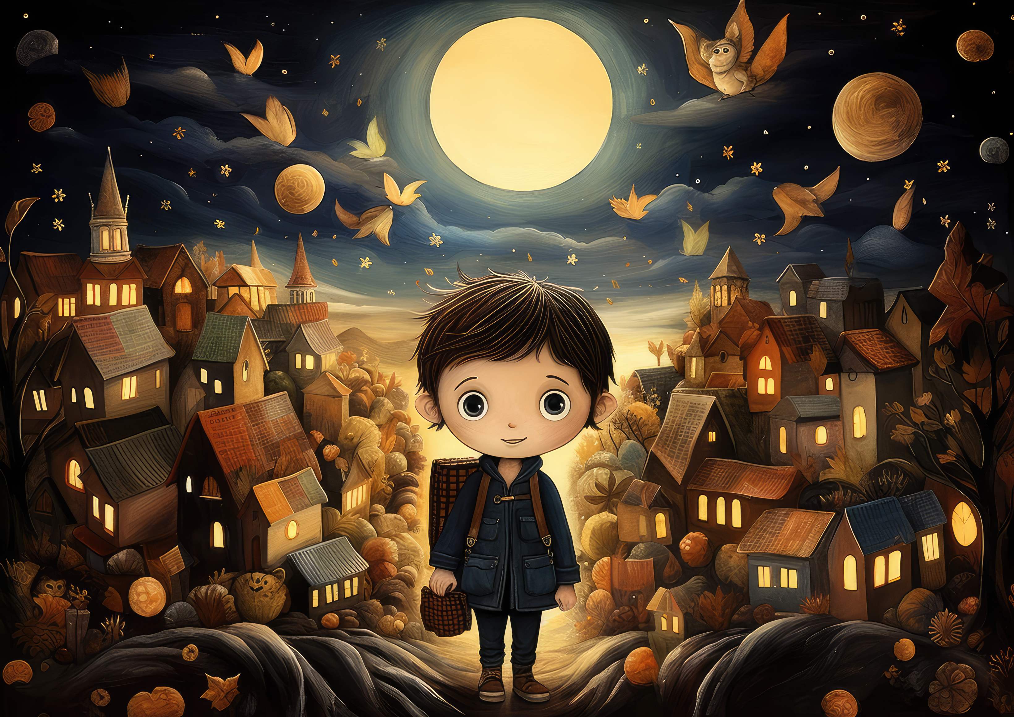 Preview for Whimsical-nighttime-journey-anime-background-b7e73