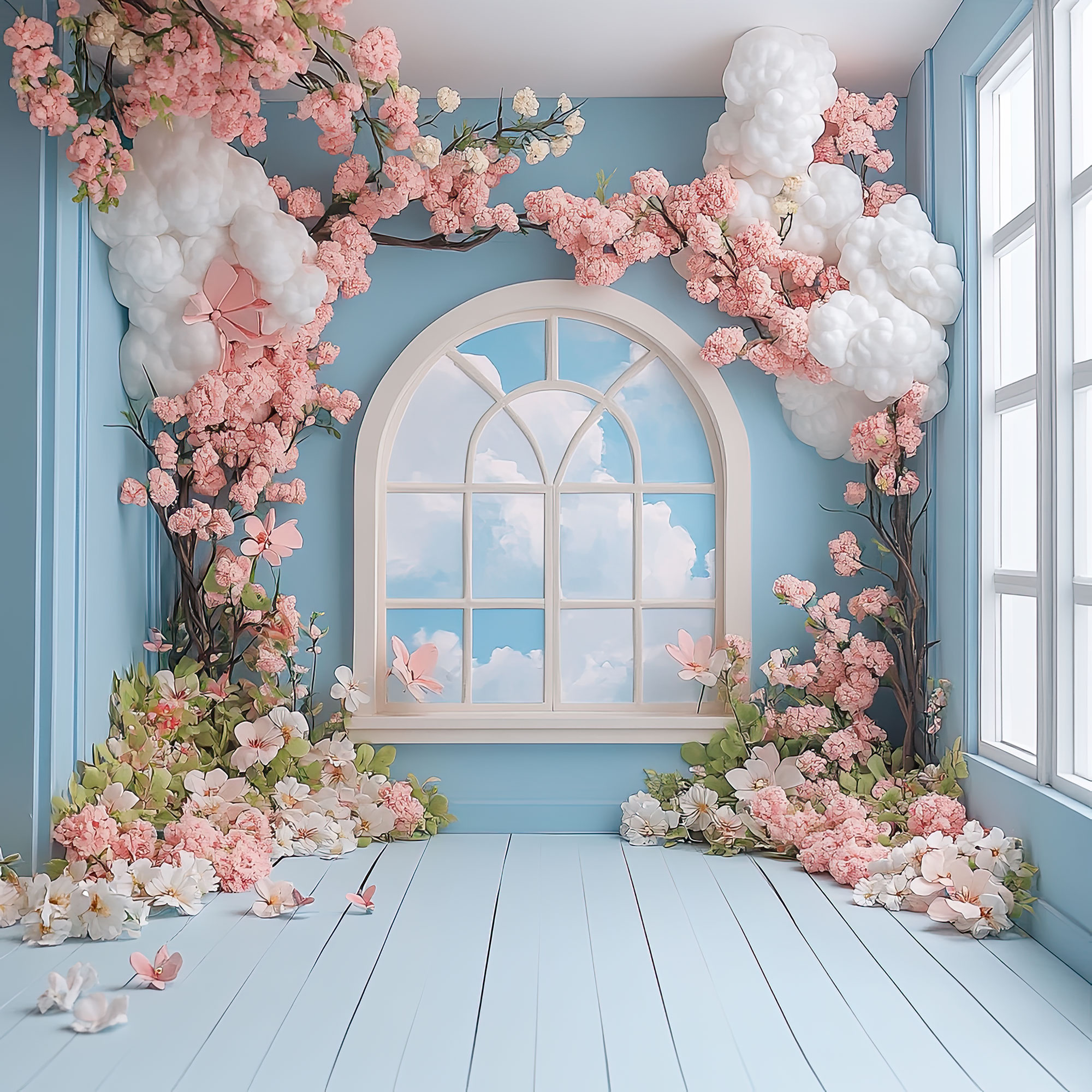Preview for Whimsical-floral-room-design-interior-backdrop-background-7b674