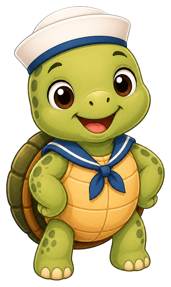 Preview for Turtle Sailor Sticker Graphic