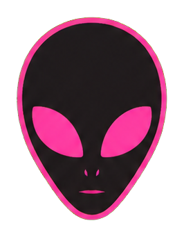Preview for Pink Eyed Alien Sticker