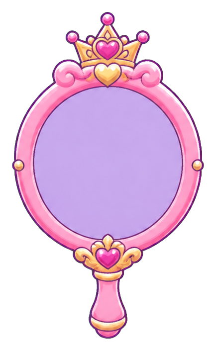 Preview for Cute Magic Mirror Sticker