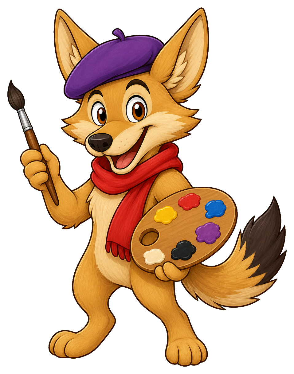 Preview for Artist Coyote Sticker