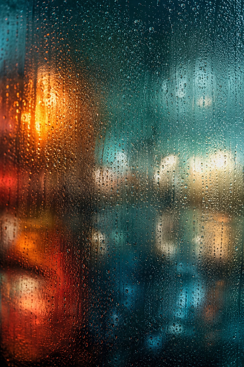 Preview for Rainy Window Reflection Abstract Background