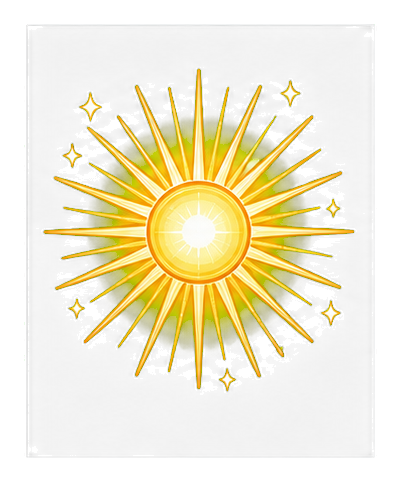 Preview for Radiant Sunburst Sticker