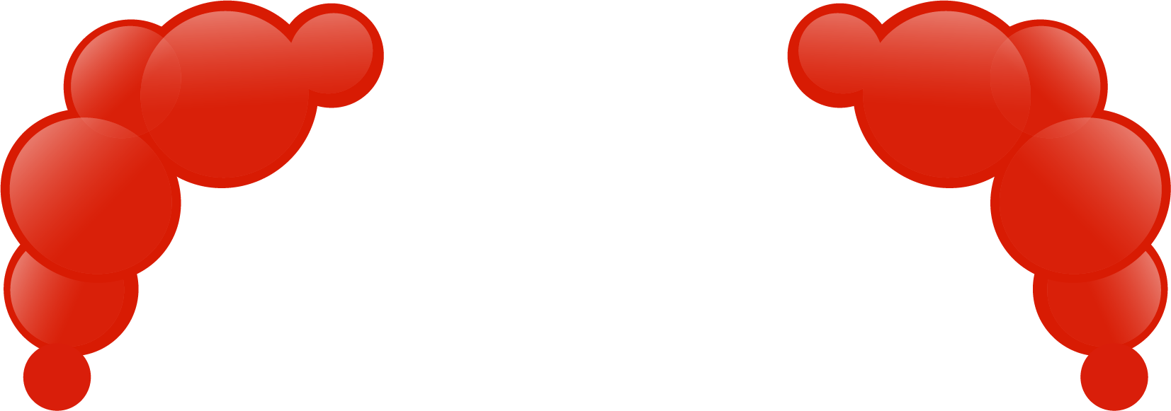 Preview for Red-balloons-black-background-emoji-hair-sticker-4c222