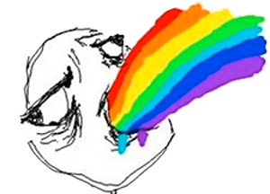 Preview for Rainbow-tear-illustration-meme-sticker-fd891