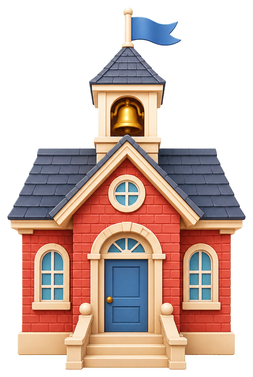Preview for School House Sticker For Back To School Designs