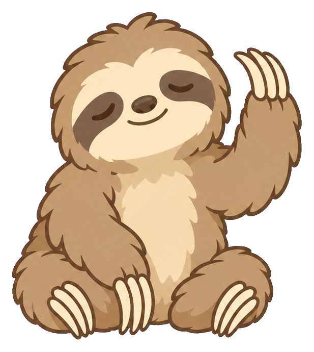 Preview for Waving Hello Sloth