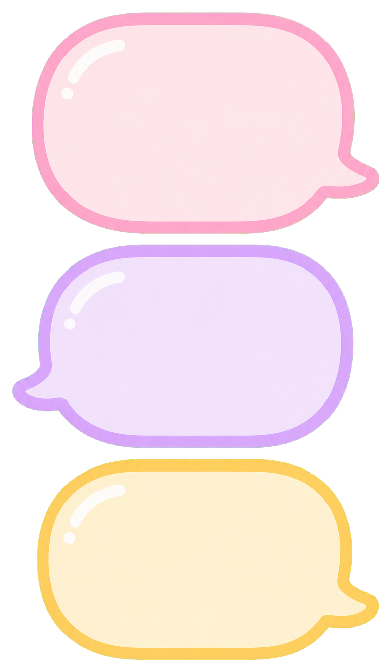 Preview for Stacked Speech Bubble Sticker
