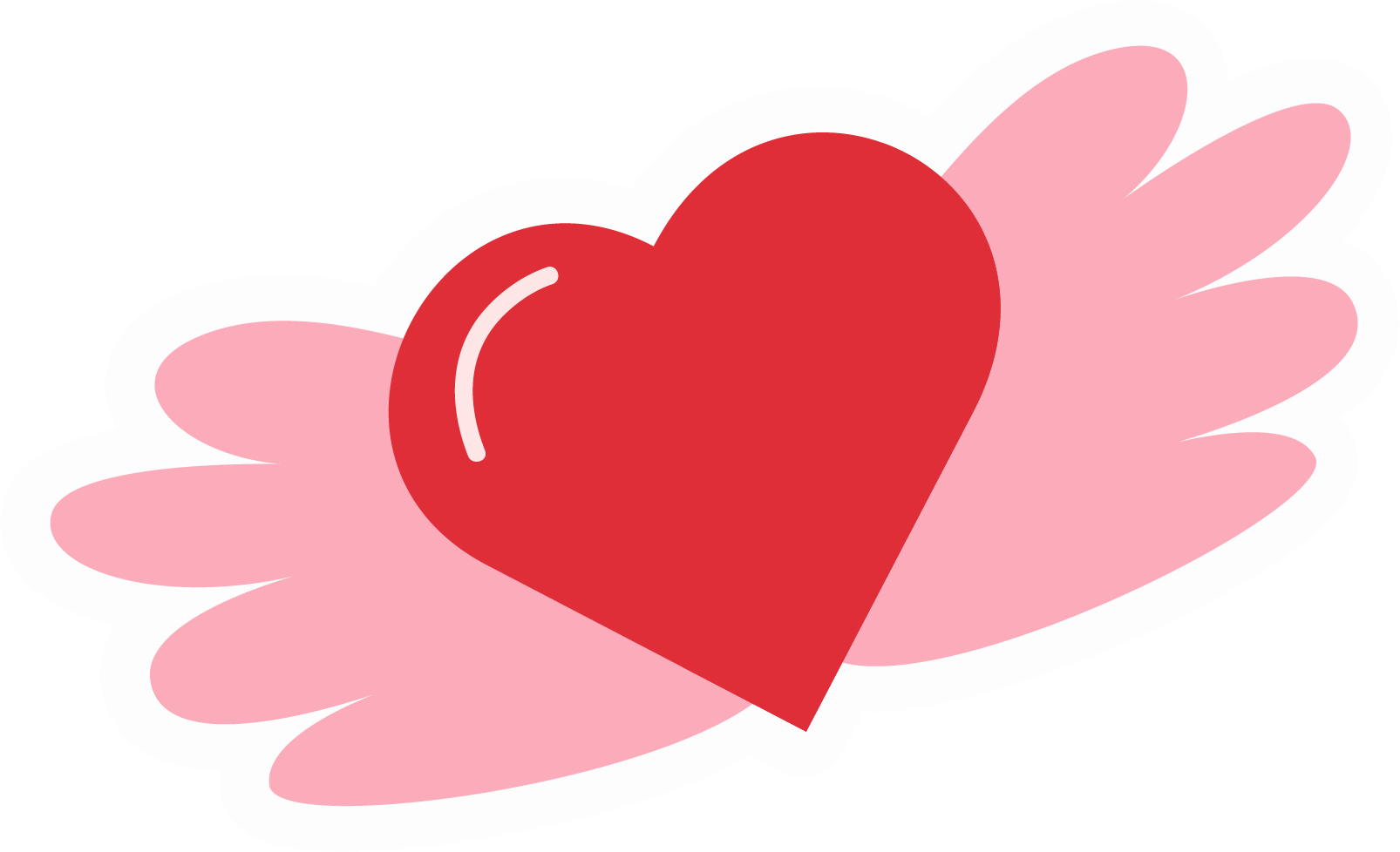 Preview for Heart-with-wings-icon-cute-love-sticker-b99dd