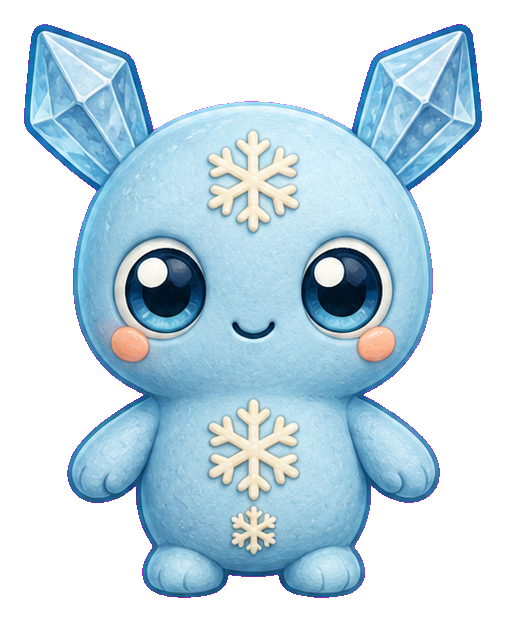 Preview for Blue Ice-moon Alien Sticker