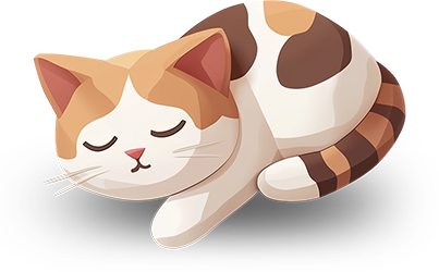Preview for Sleeping-cat-illustration-animal-sticker-b4acf