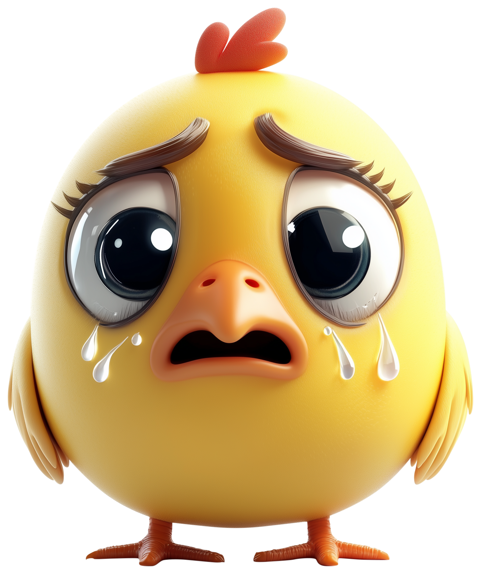 Preview for Crying Chicken Emoji Sticker