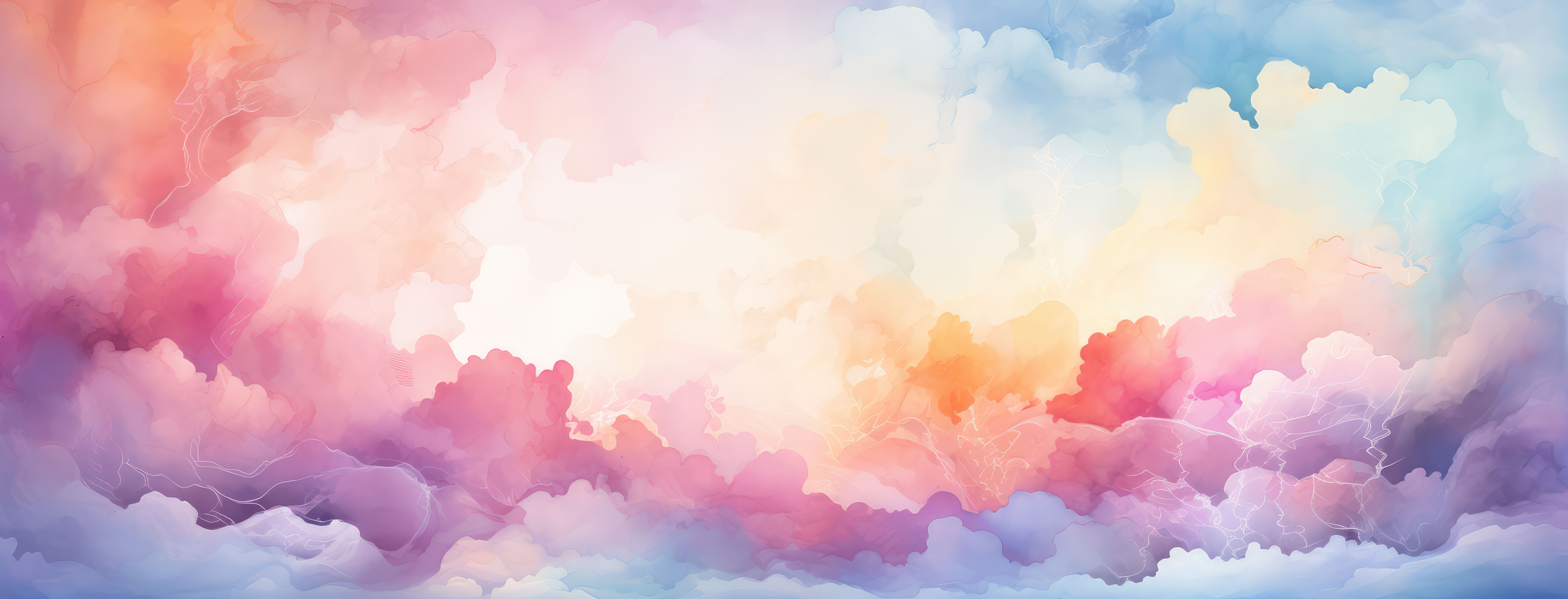 Preview for Watercolor-clouds-art-abstract-background-b817c
