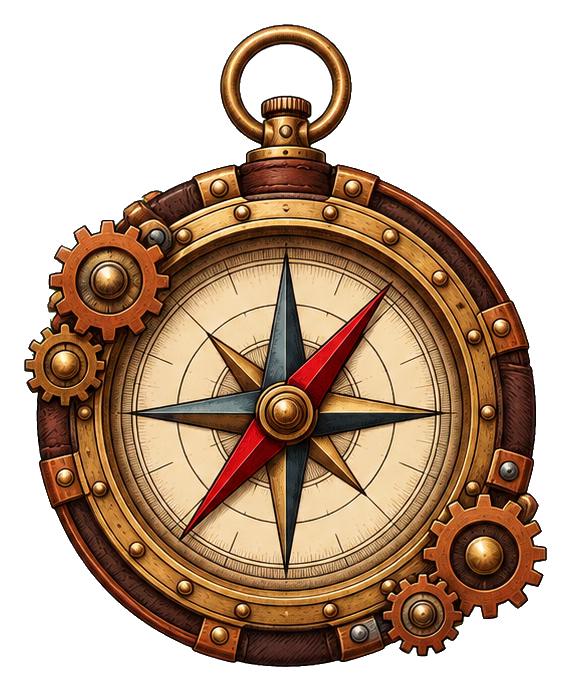Preview for Steampunk Brass Compass