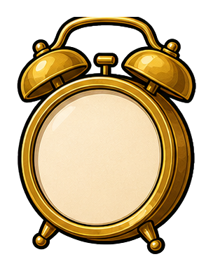 Preview for Blank Alarm Clock Sticker Graphic