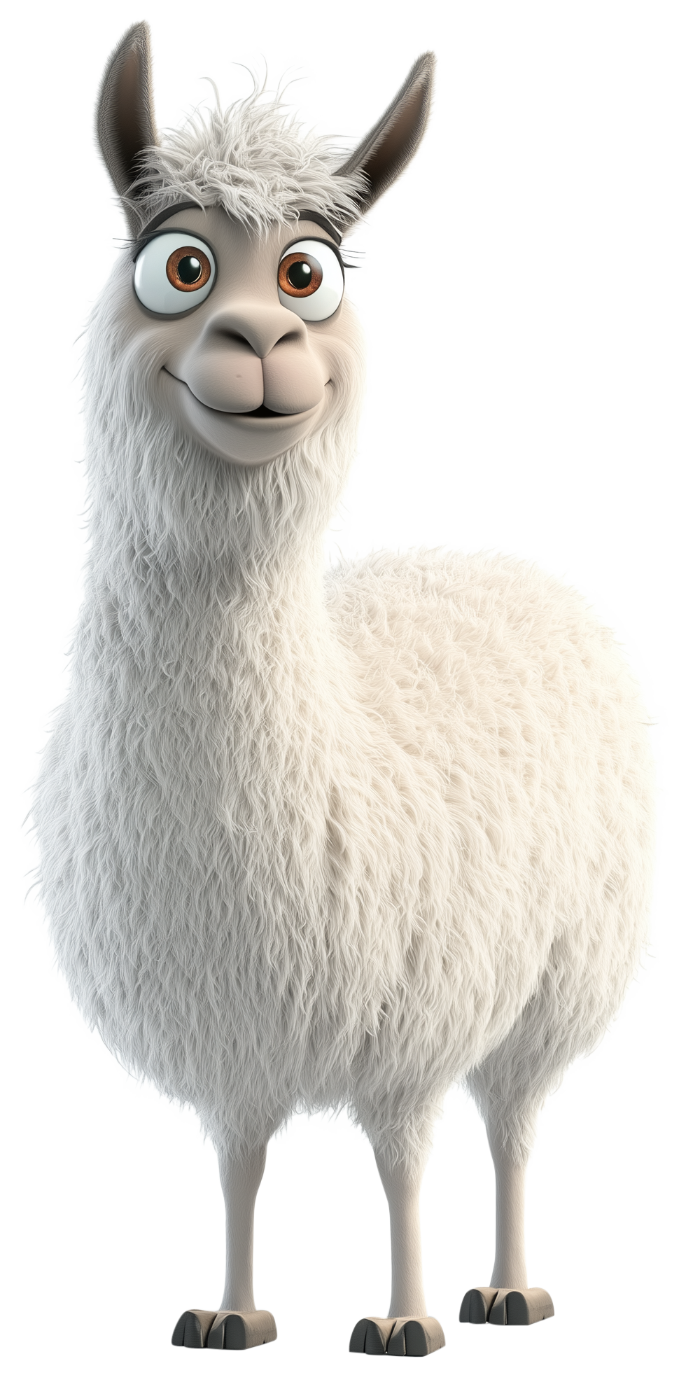 Preview for Cute Llama Emoji Sticker