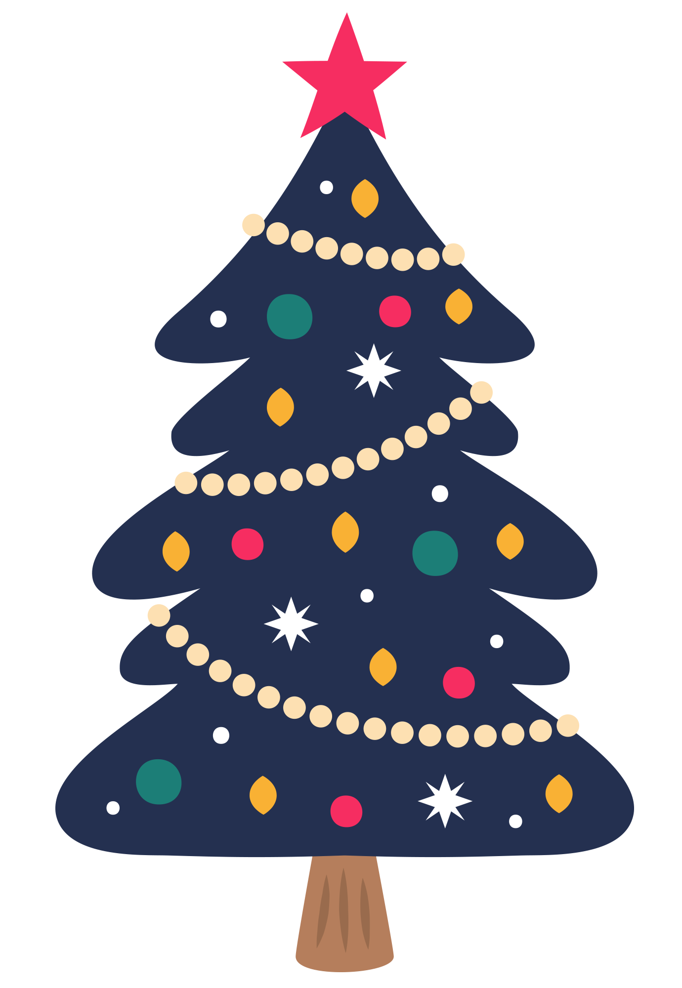 Preview for Christmas-tree-illustration-sticker-d31c0