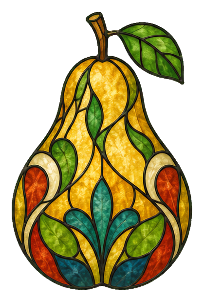 Preview for Stained Glass Fruit Pear