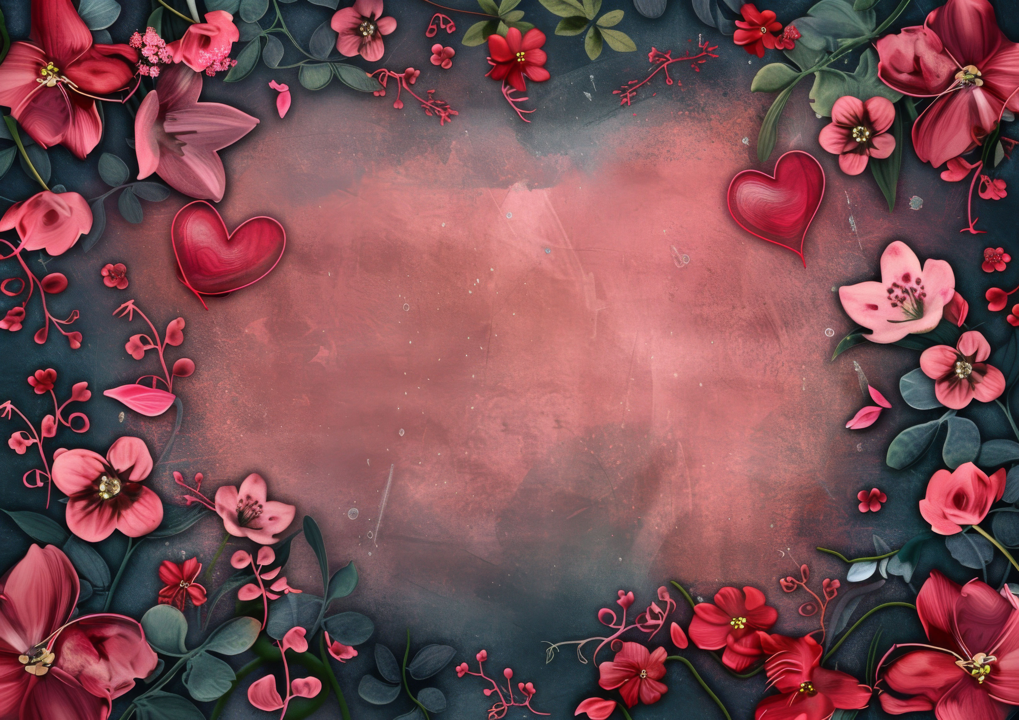 Preview for Valentines-day-floral-frame-mothers-day-background-4dad9