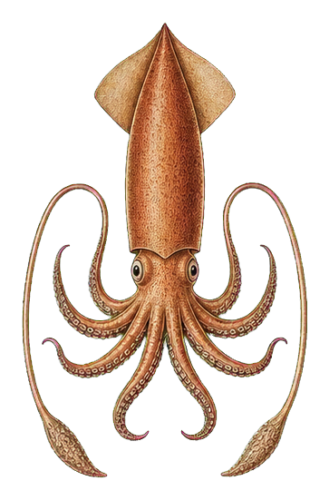 Preview for Giant Squid Vintage Sticker