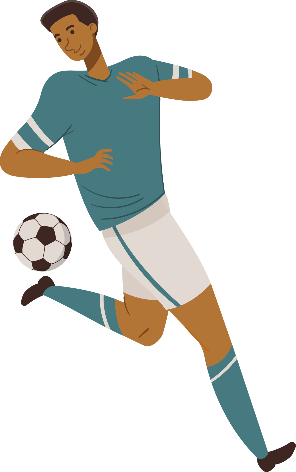 Preview for Soccer-player-illustration-sticker-87823