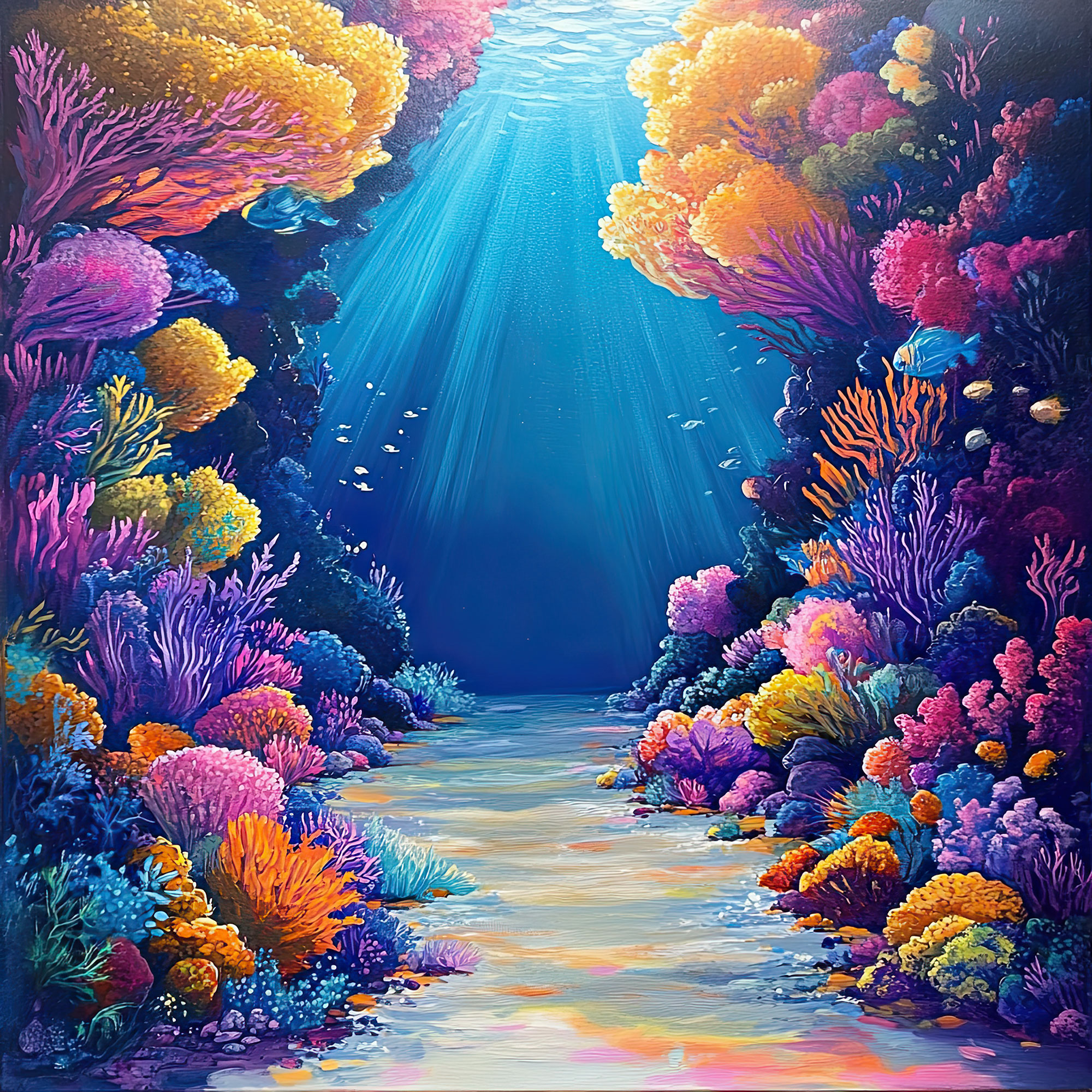 Preview for Underwater-coral-reef-art-nature-backdrop-background-85992