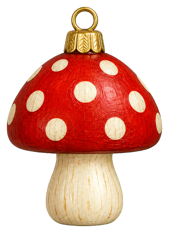 Preview for Woodland Mushroom Christmas Ornament