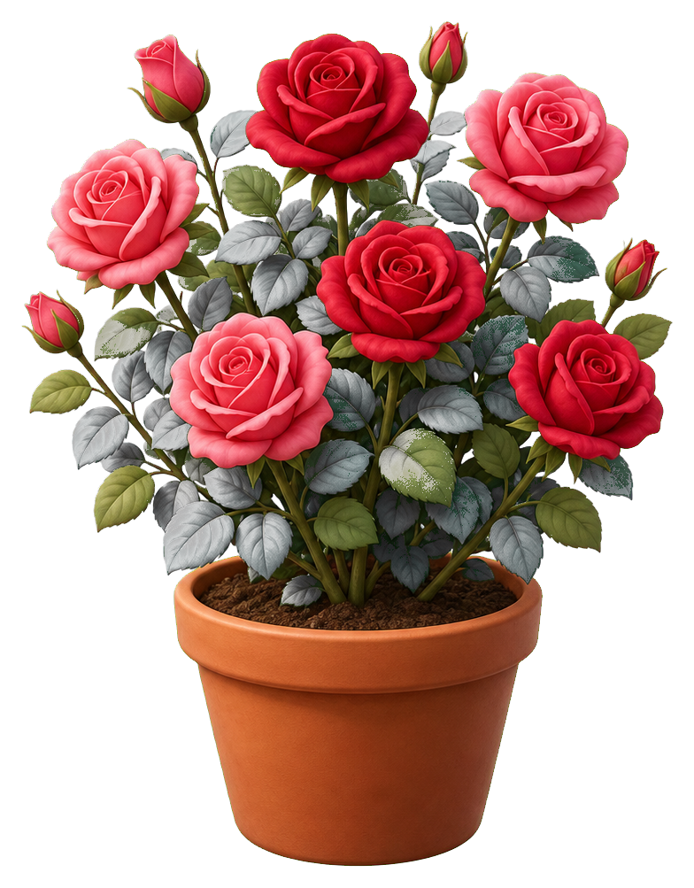 Preview for Rose Bush Pot Sticker