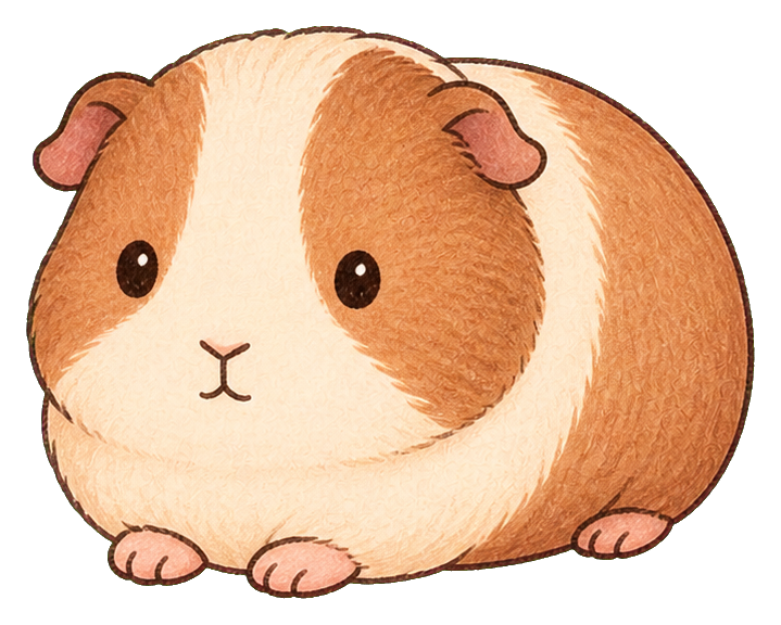 Preview for Cute Guinea Pig Sticker For Fun Designs
