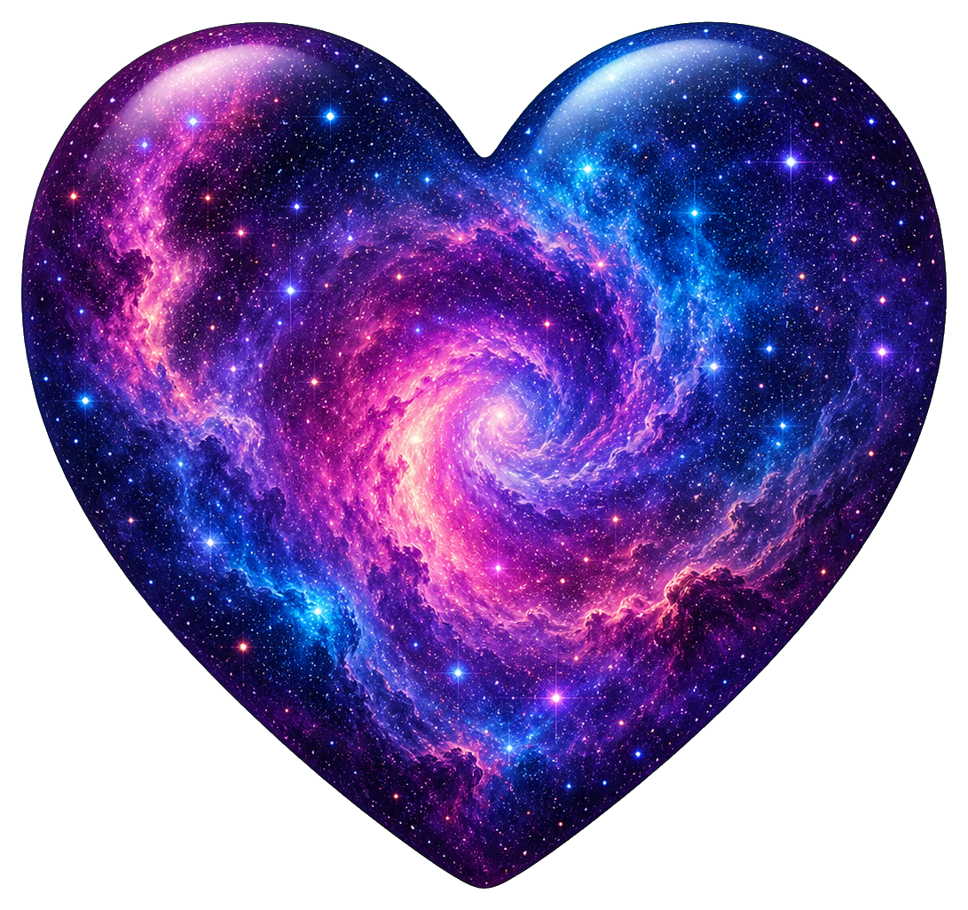 Preview for Galaxy Heart Sticker Graphic