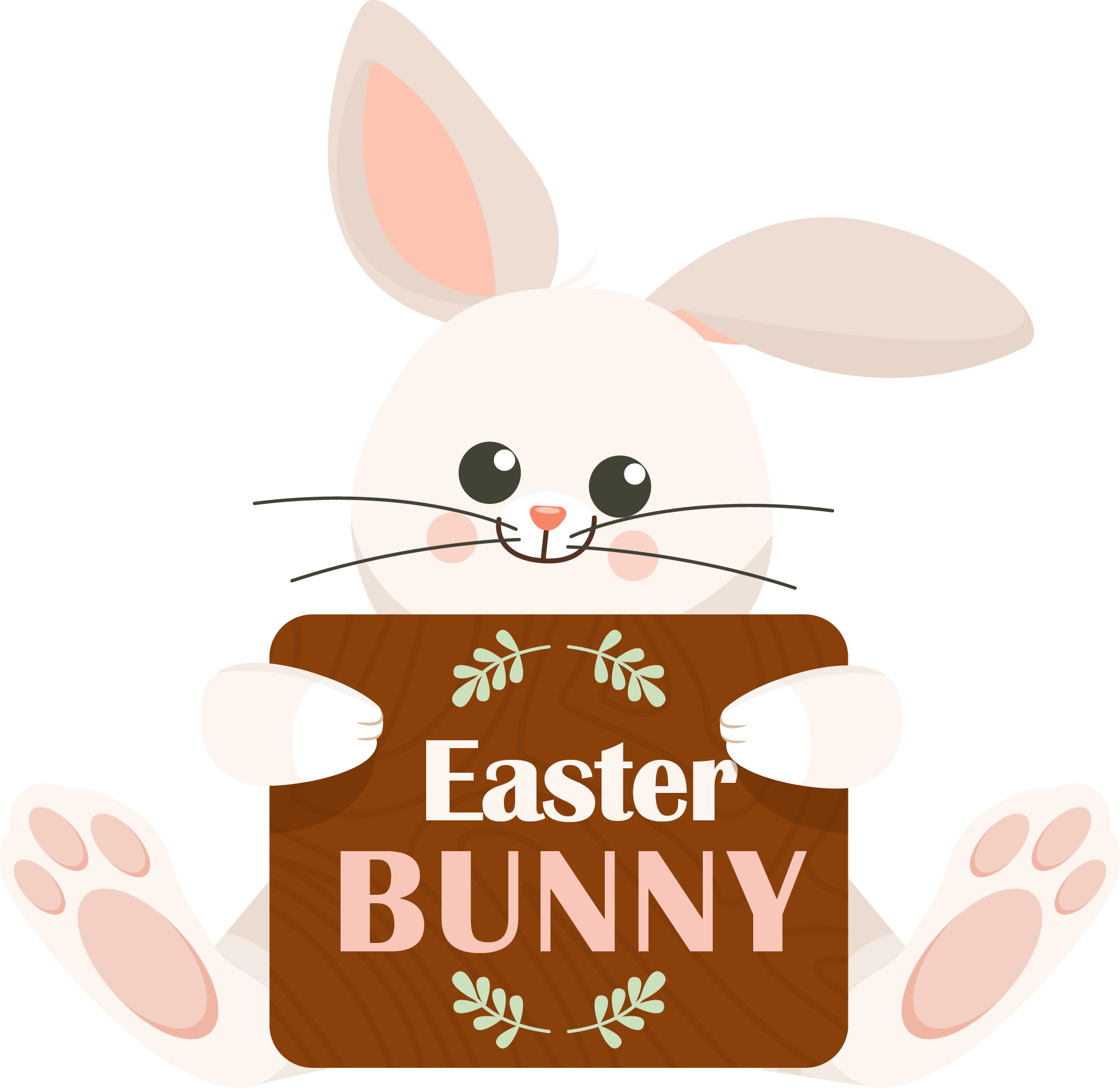 Preview for Easter-bunny-illustration-easter-text-sticker-e39a6