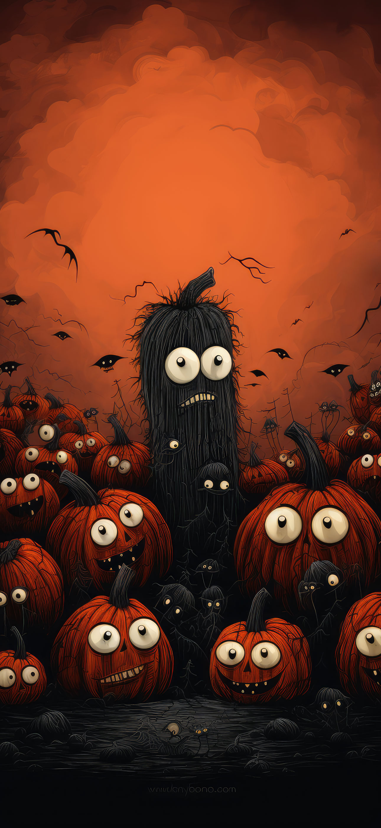 Preview for Halloween-pumpkin-illustration-halloween-phone-background-6b62c