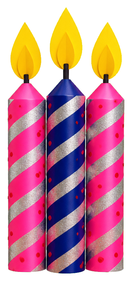 Preview for Birthday Candle Cluster Sticker