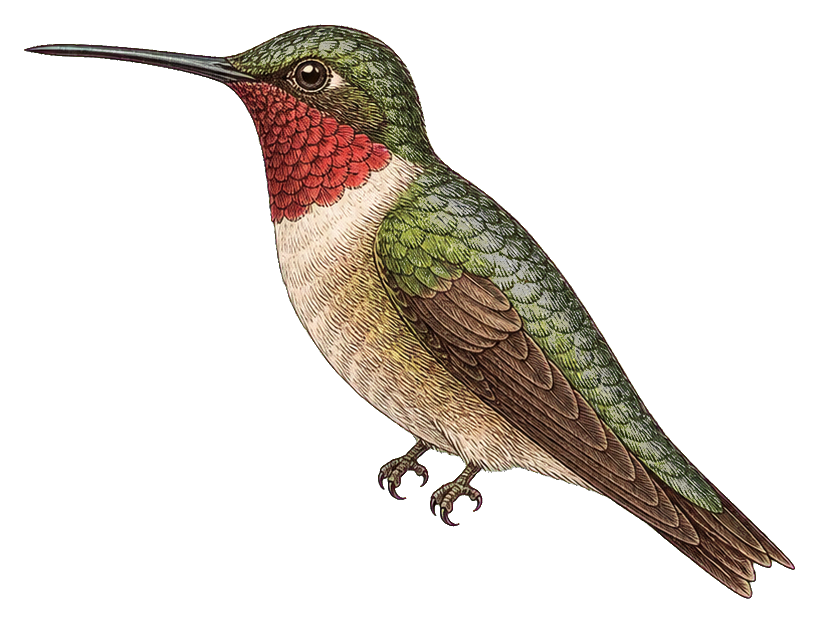 Preview for Vintage Bird Specimen Sticker