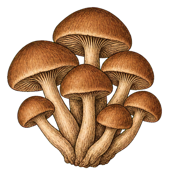 Preview for Beech Mushroom Vintage Sticker