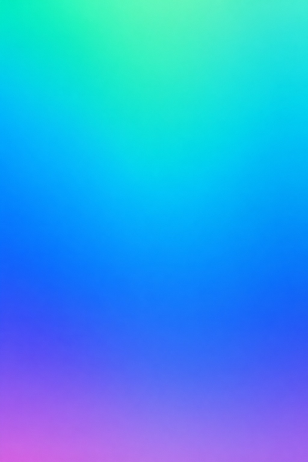 Vertical smooth gradient shifting from aqua and blue to purple and pink at the bottom