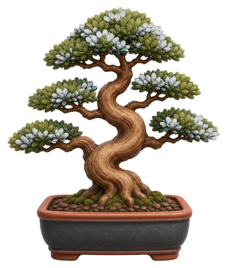 Preview for Bonsai Pot Sticker For Garden Designs