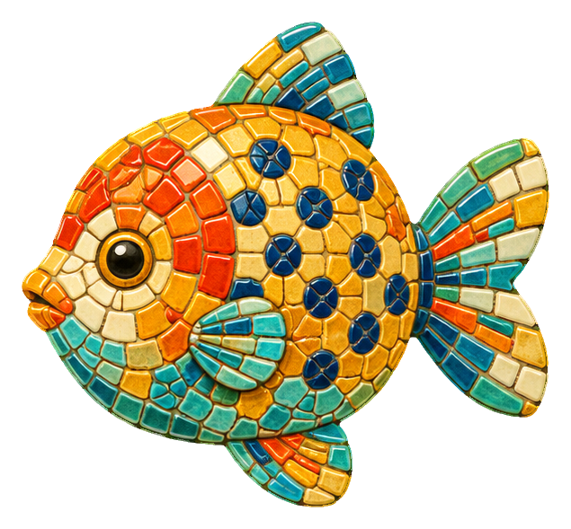 Preview for Mosaic Tropical Fish Spotted Boxfish