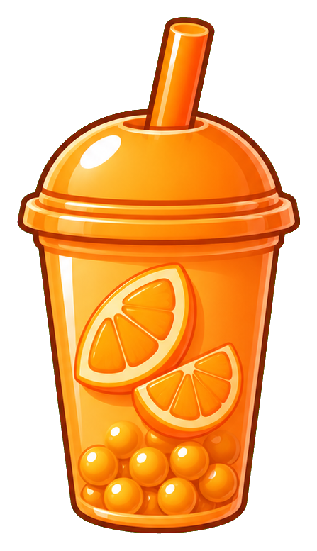 Preview for Boba Tea Orange Fruit Tea