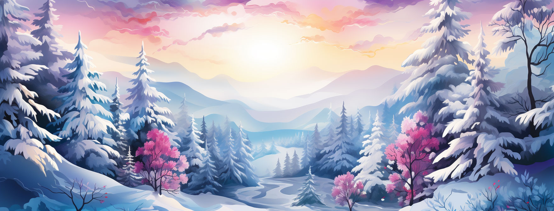 Preview for Winter-landscape-scene-christmas-cover-background-f12f6