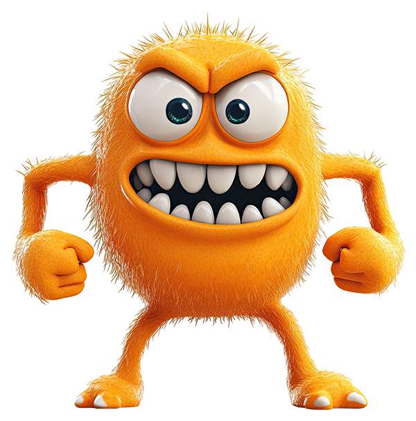 Preview for Furry-orange-monster-character-monsters-sticker-54993